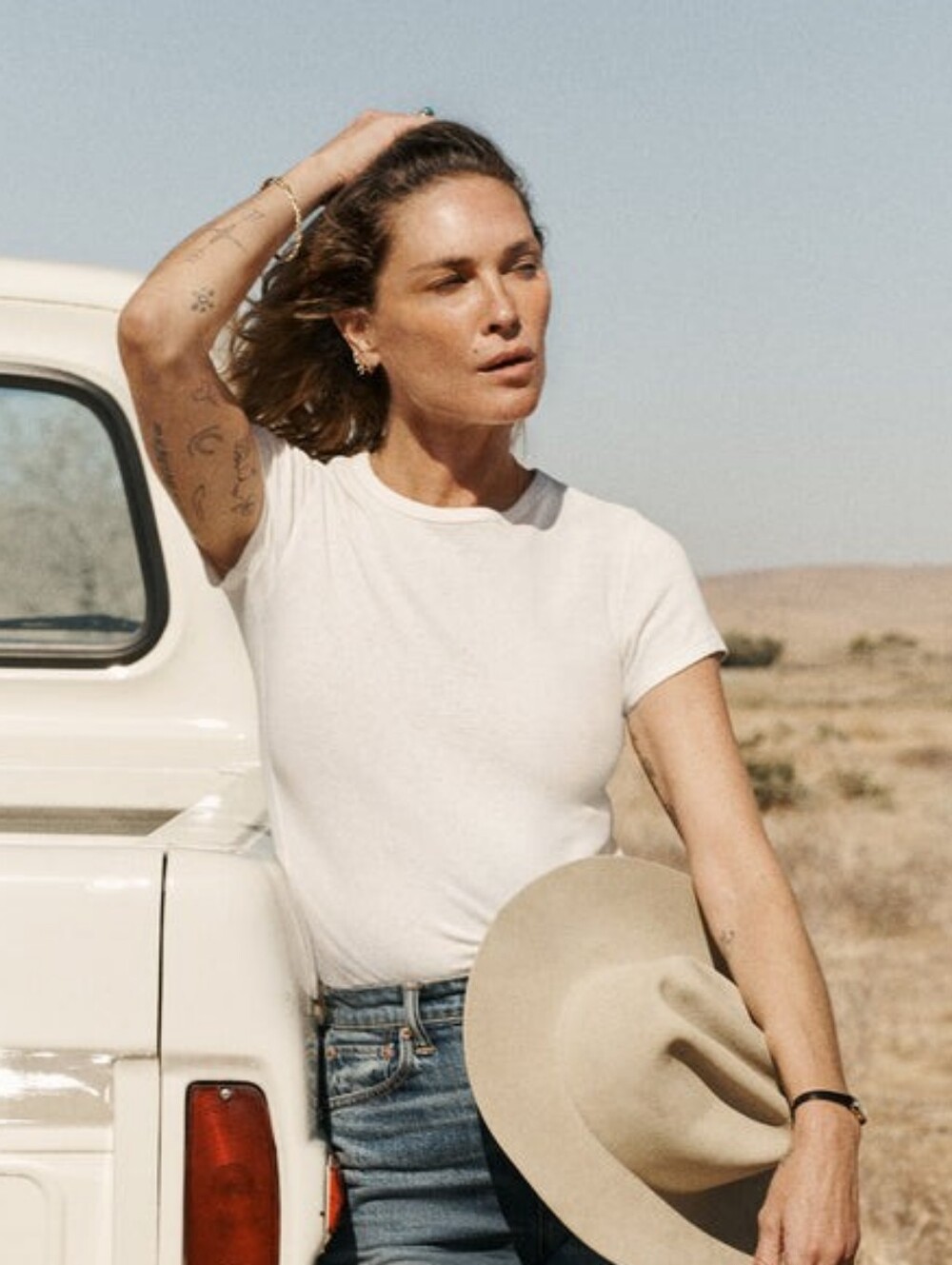 Buck Mason Natural Heirloom Rib Tee